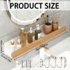 PHMING Shower Shelf for Drilling, 30 cm Shower Gel Holder,