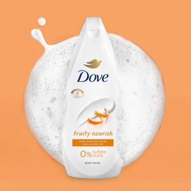 Dove Fruity Nourish Body Wash Gentle cleansing for soft skin 225 ml