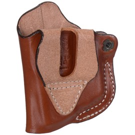 DeSantis Mini Fits Glock 43 with Stream Light TLR6 Leather Right Hand Scabbard Belt Holster