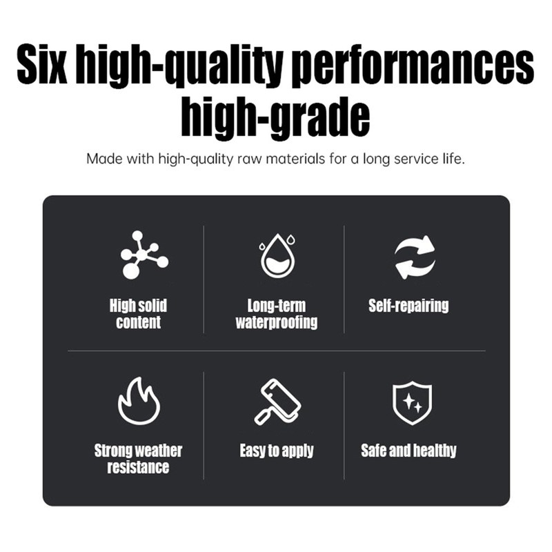 Polyurethane Waterproof Coating,35.2OZ,Eco-Friendly Waterproof Sealant,Polyurethane Coating for Roofs,Walls,Garden,Gutter,Concrete Cracks Holes