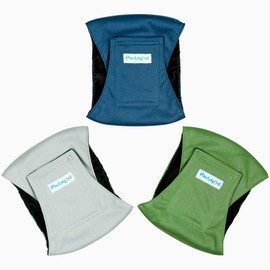 Paw Legend Washable Dog Belly Band Wrap Diapers for Male Dog | High Absorbing Puppy & Doggy Diapers Male (3 Pack,Army,Grey,Navy,Small)