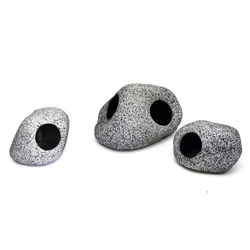 JIH Aquarium Decorations Rock, Ceramic Shelters - Shrimp Habitat, Breeding