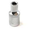 4.5mm 1/4" Drive Shallow Metric Socket Single Hex / 6