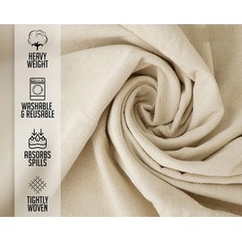 ZUPERIA Canvas Drop Cloth for Painting (Size 4' x12' Feet Pack of 4) Painters Drop Cloth for Painting, Furniture & Floor Protection All Purpose Thick Canvas tarp with Double Stitched Edges