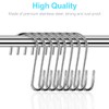 kinxuanda 30PCS S Hooks, Premium Stainless Steel S Hooks for