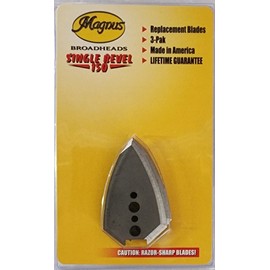 Magnus Broadheads - Single Bevel  150gr - Replacement Blades - 3pk