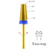 TopHomer 5 in 1 Nail Drill Bit Tungsten Steel Multi-function