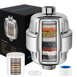 Filtro de Agua para Regadera - Filtro de Ducha Agua Universal de 22 Etapas, Filtro Regadera, Purificador de Agua para Elimina Cloro/Impurezas y Olores, Shower Filter