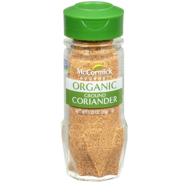 McCormick Coriander Ground Organic Seasoning  - 1.25 Oz - Pack of 2