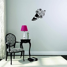 Decal Wall Sticker - I Breathe Deeply & Fully. Inspirational Life Quote - Self Esteem Home Decor Picture Art Size :8 Inches x 20 Inches