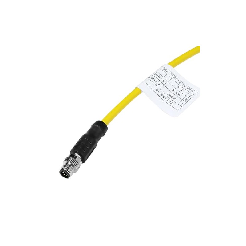 Alvin's Cables M8 5-Pin B-Code Male to Flying Lead I/O