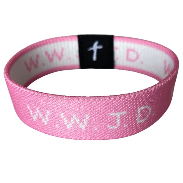 Truthful Lips W.W.J.D Bracelet Elastic Strand Bracelets - WWJD Bracelets