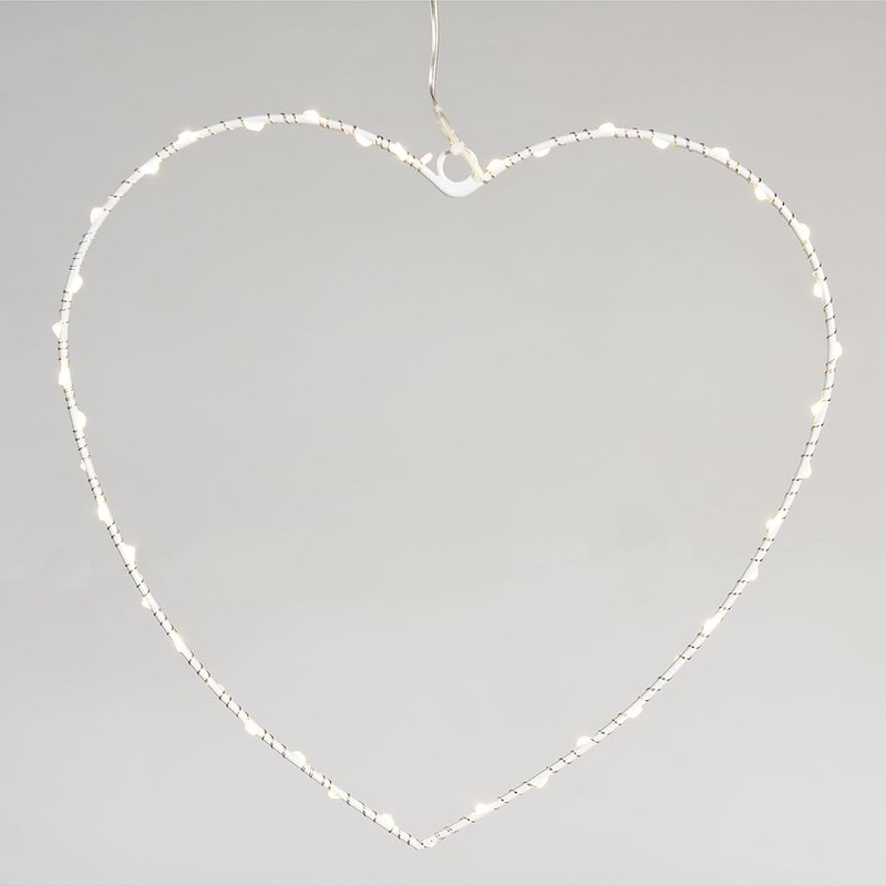Rex London Indoor Metal Heart Led Light