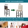 HFCNMY Bar Stool Covers,2 Pack Stretch Bar Stool Covers with