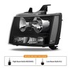 Headlights Assembly for 2007-2014 Chevy Tahoe Suburban 1500,07-13 Chevy Avalanche