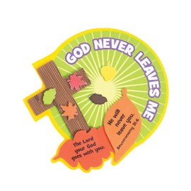 God Never Leaves Me Magnet Craft Kit -12 - Crafts for Kids and Fun Home Activities