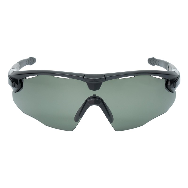 Bunny Walk BW-026 Polarized Sunglasses, BW-0260F, Black, G-GREEN Single Lens