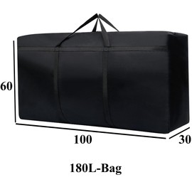 OARCO Large Waterproof Multipurpose Storage Bag for Bedding and Duvets, Carry Bag for Transport, XXL Bag, Travel Bag, 180L