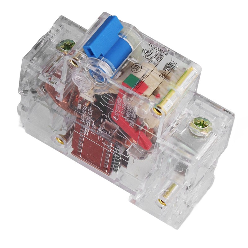 Circuit Breaker Transparent 1P Sensitive Operation ABS Circuit Breaker 230V