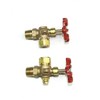 Steamer Sight Glass Water Gauge Valve Set for 5/8" Diameter