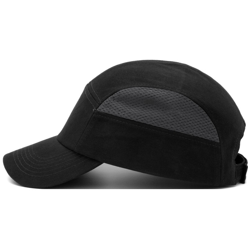 Pyramex Safety HP50011 HP500 Baseball Bump Cap, Black & Gray