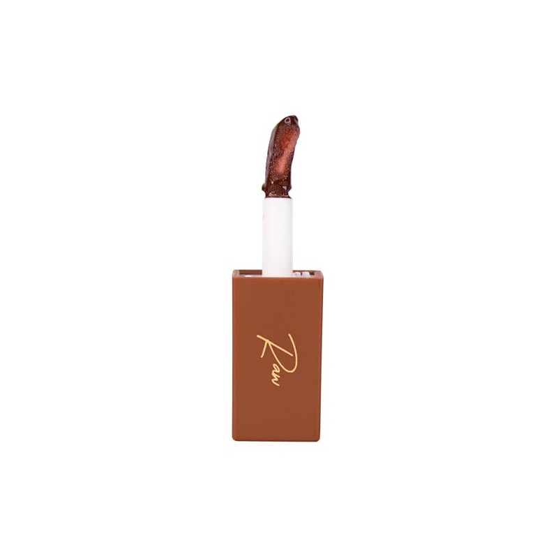 Ferja | Lip Gloss RAW| Tono Café | Brillo para