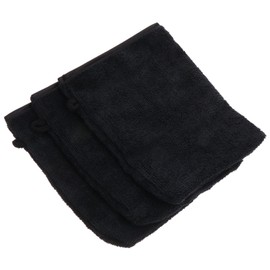 NOLITOY 3Pcs Microfiber Cleansing Gloves for Women Soft Makeup Remover Face Cleaning Mitts Reusable Facial Towel for Gentle Exfoliation and Efficient Makeup Removal