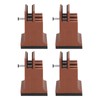 4pcs Adjustable Furniture Risers with Screw Clamp Rubber Bed Couch