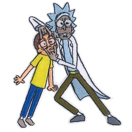 C&D Visionary Rick & Morty Open Your Eyes Patch, Yellow, White, Blue