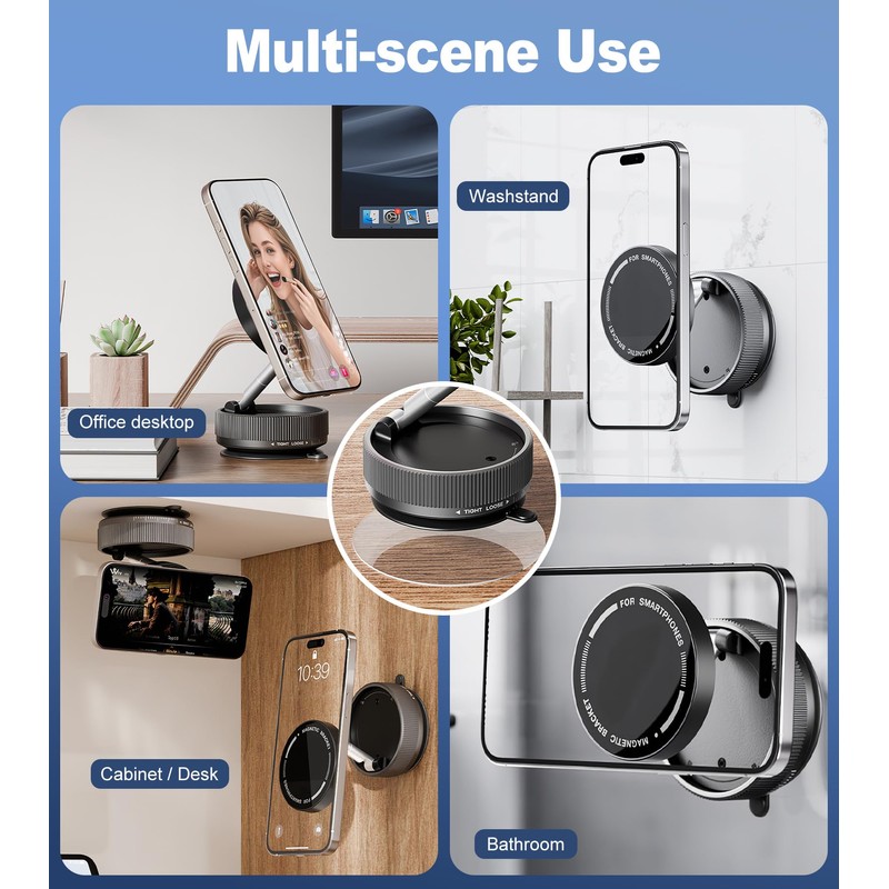 Magnetic Car Phone Holder (Space Black)