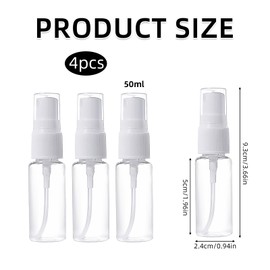 FangBoJie Sprühflasche Klein, Zerstäuber Sprühflasche Mini Sprühflasche (50ml)