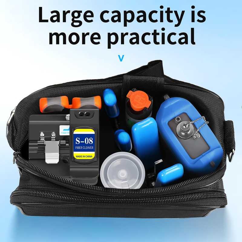 10 in 1 Fiber Tool Kit with Rechargeable Optical Power