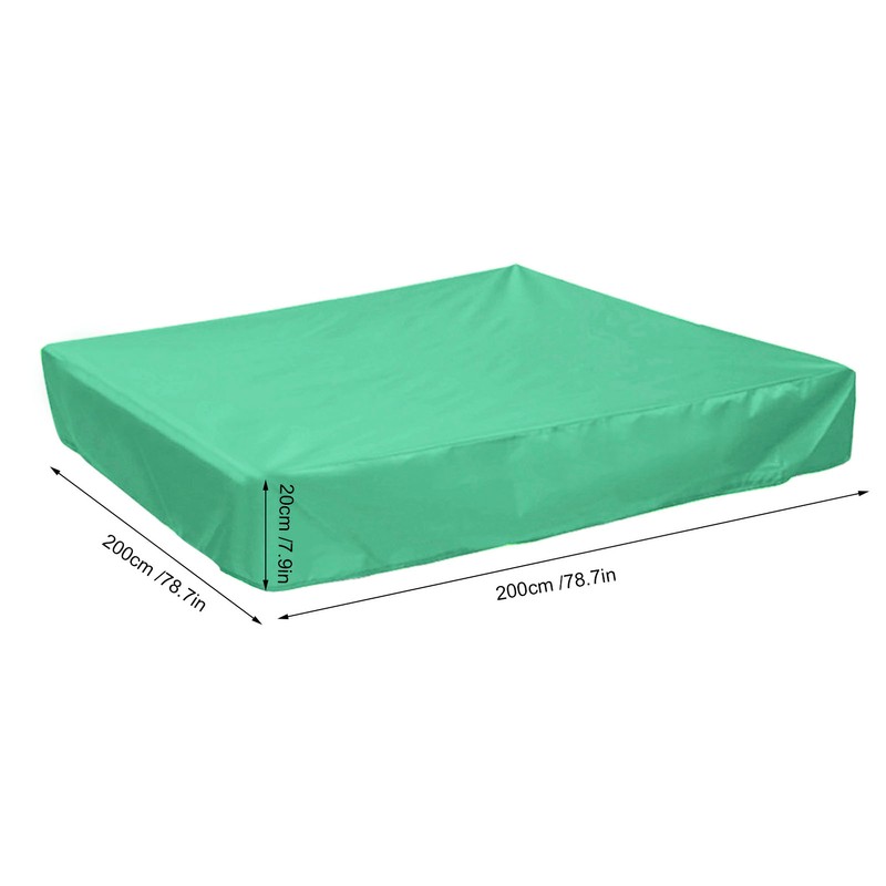 Square Swimming Pool Cover Children Sandbox Waterproof Cover for Garden