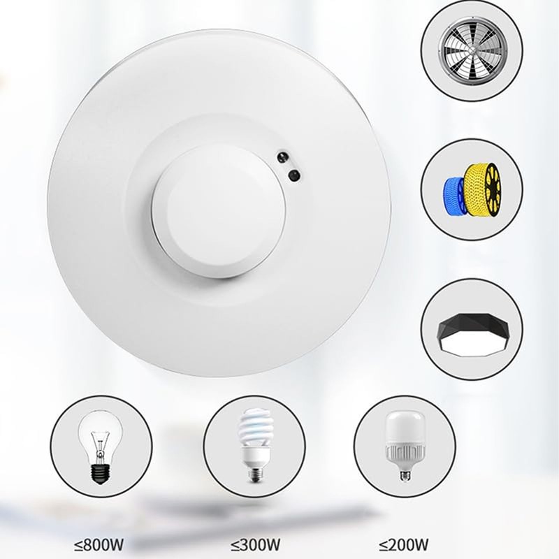Motion Sensor Light Switch Intelligent DC12‑24V 5.8GHz Light Controlled Adjustable