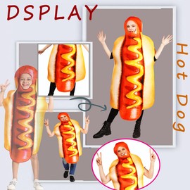 Unisex Adult Hot Dog Fancy Jumpsuit