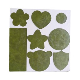Leather Repair Patch for Couches 18 x 18 cm C Army Green 1 Roll Large Self-Adhesive refinisher cuttable reupholster Tape Patches kit for Couch Car Seats Furniture Sofa Vinyl Chairs Shoes Fabric Fix