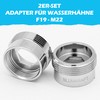 BLUMKRAFT 2 Pcs F19 - M22 Metal Solid Silver Plated