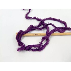 Ice Dark Purple Panda Fuzzy Plush Yarn 67508 Ice Yarn 100 Gram 87 Yds Short Eyelash