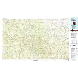 YellowMaps Show Low AZ topo map, 1:100000 Scale, 30 X 60 Minute, Historical, 1981, Updated 1982, 24.2 x 42.8 in - Polypropylene