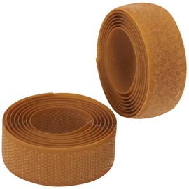 AERZETIX - C65920 - Velcro tape / roll 20 mm 1 metre - organiser/cable ties - tape for clothes bags - made of polyamide and polyester - colour: brick brown