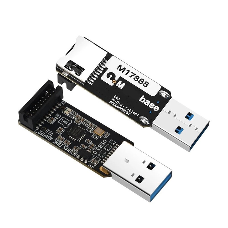 Zicojia for MKS EMMC-Adapter V2 USB 3.0 Card Reader for