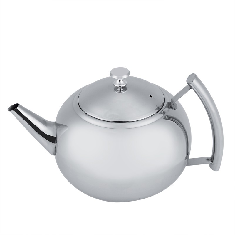 2L 201 Stainless Steel Teapot Coffee Tea Pot Kettle with