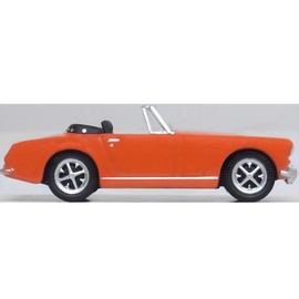 Oxford Diecast 76MGM001 MG Midget Mk.III - Blaze Orange 1:76 Scale Diecast Model