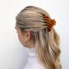 Pinzas grandes de acetato de 4,1 pulgadas para mujer, pinzas