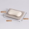 IMEEA Soap Dish Bathroom Soap Dishes for Bar Soap Resin
