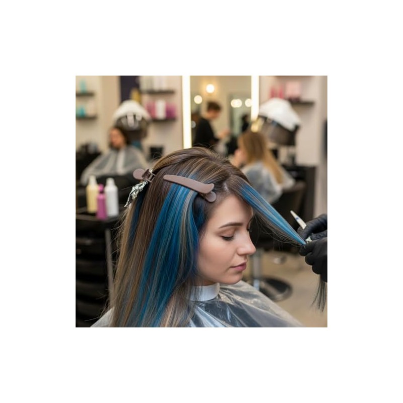 16 pinzas para el cabello mate con forma de pico