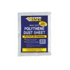 Everbuild Polythene Dust Sheet – Heavy Duty – Waterproof –