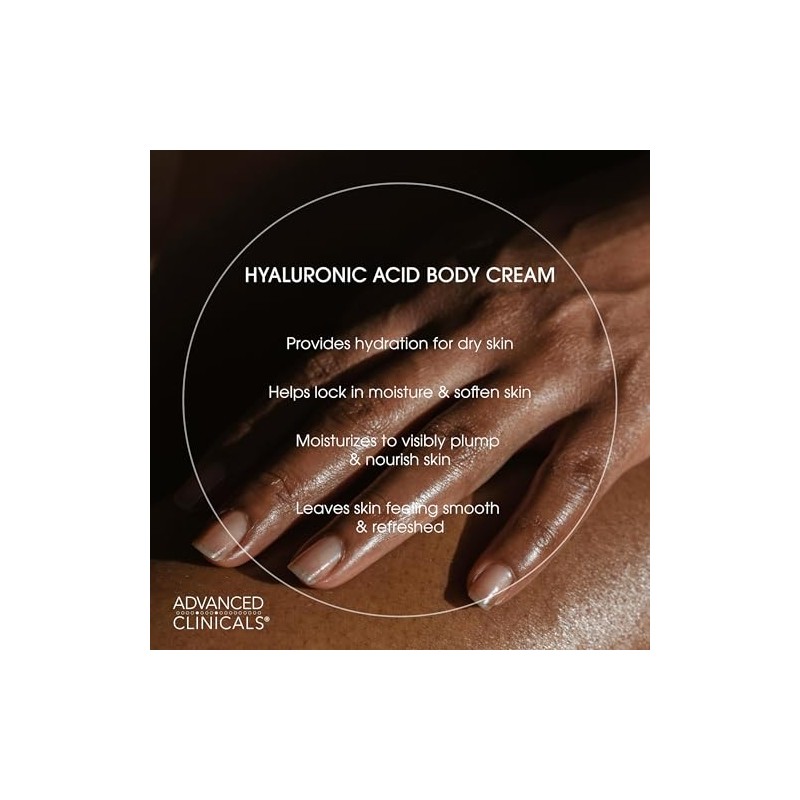 ADVANCED CLINICALS 2 PACK SET - CREMA CORPORAL ACIDO HIALURONICO