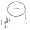 MAHIONG 10 PCS 2 m Silver Picture Rail Hooks, Picture