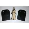 Custom Made Black Vinyl Cape Accessory For Vintage Tusken Raiders